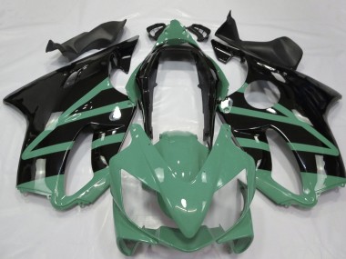 Carénages Moto Honda CBR600 F4i 2004-2007 - Moss Vert Noir Brillant Vendre