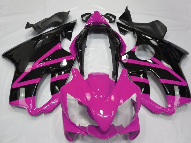 Carénage Moto Honda CBR600 F4i 2004-2007 - Rose Noir Brillant
