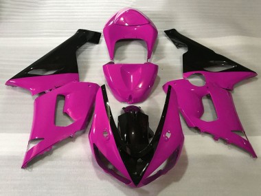 Carénages Moto Kawasaki ZX6R 2005-2006 - Rose Noir Vendre
