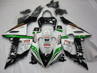 Carénages Moto Kawasaki ZX6R 2005-2006 - Blanc Noir Vert Rouge Rizoma Playboy Vendre
