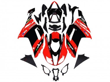 Carénages Moto Kawasaki ZX6R 2013-2018 - Rouge Noir Elf Vendre