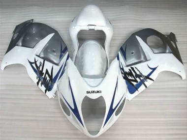 Carénages Moto Suzuki GSXR1000 1996-2007 - Blanc Argent Bleu Vendre