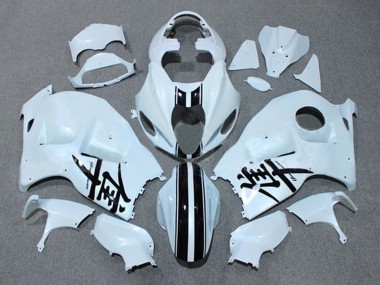 Carénages Moto Suzuki GSXR1000 1996-2007 - Blanc Noir Bande Vendre