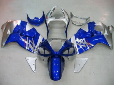 Carénages Moto Suzuki GSXR1000 1996-2007 - Bleu Argent Rouge Vendre