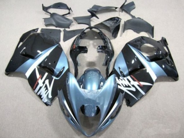 Carénages Moto Suzuki GSXR 1300 Hayabusa 1996-2007 - Bleu Clair Bleu Foncé Blanc Noir
