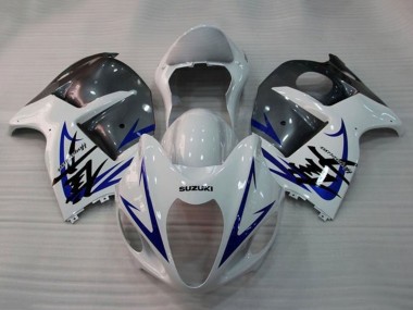 Carénages Moto Suzuki GSXR 1300 Hayabusa 2008-2020 - Blanc Bleu Gris Vendre
