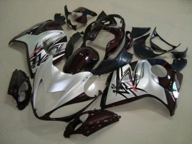 Carénages Moto Suzuki GSXR 1300 Hayabusa 2008-2020 - Argent Noir Vendre