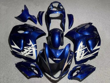 Carénages Moto Suzuki GSXR 1300 Hayabusa 2008-2020 - Navy Bleu Blanc Gris Vendre