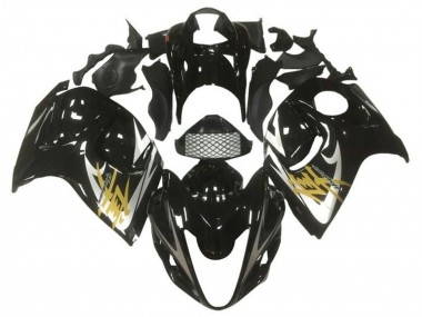 Carénages Moto Suzuki GSXR 1300 Hayabusa 2008-2020 - Noir Brillant Argent Or Vendre
