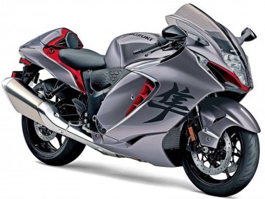 Carénages Moto Suzuki GSXR 1300 Hayabusa 2021-2025 - Gris Mat Rouge Mat Vendre