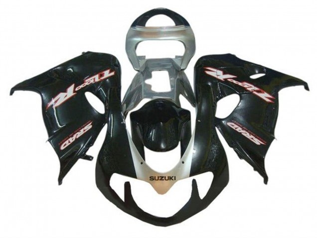 Carénages Moto Suzuki TL1000R 1998-2003 - Noir Brillant Gris
