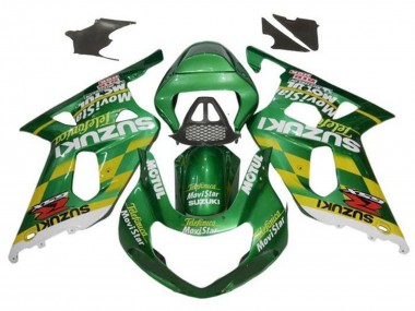 Carénages Moto Suzuki GSXR1000 2000-2002 - Vert Jaune Blanc Motul Vendre