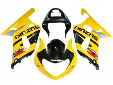 Carénages Moto Suzuki GSXR1000 2000-2002 - Jaune Gris Noir Vendre