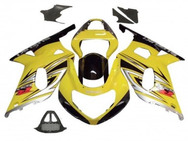 Carénages Moto Suzuki GSXR1000 2000-2002 - Jaune Argent Noir Brillant Vendre