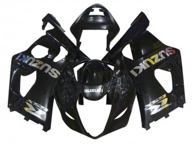 Carénages Moto Suzuki GSXR 1000 2003-2004 - Noir Brillant Chrome Vendre
