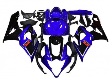Carénages Moto Suzuki GSXR 1000 2005-2006 - Bleu Noir Blanc Bande Vendre