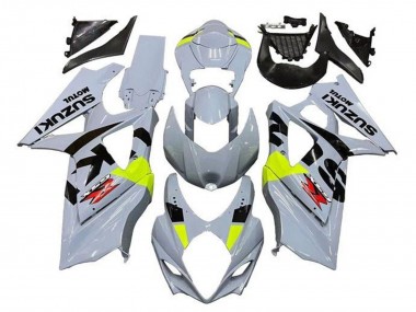 Carénages Moto Suzuki GSXR 1000 2005-2006 - Gris Noir Jaune Néon Rouge Vendre