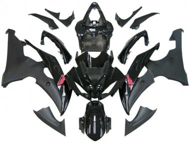 Carénage Moto Yamaha YZF R6 2008-2016 - Noir Brillant Noir Mat Vendre