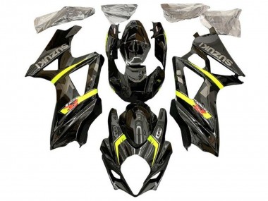 Carénages Moto Suzuki GSXR 1000 2007-2008 - Noir Jaune Rouge Gris Vendre
