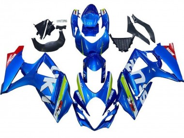 Carénages Moto Suzuki GSXR 1000 2007-2008 - Bleu Blanc Vert Rouge Vendre