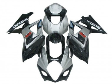 Carénages Moto Suzuki GSXR 1000 2007-2008 - Gris Noir Brillant Rouge Blanc Vendre