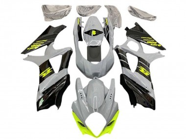 Carénages Moto Suzuki GSXR 1000 2007-2008 - Nardo Gris Jaune Néon Noir Vendre