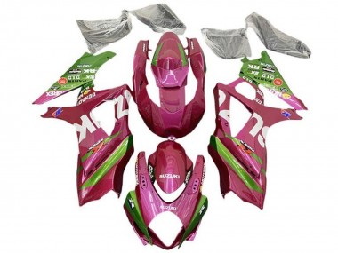 Carénages Moto Suzuki GSXR 1000 2007-2008 - Rose Vert Blanc Vendre