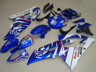 Carénages Moto Yamaha YZF R6 2008-2016 - Blanc Bleu Fiat Motul Michelin 27 Vendre