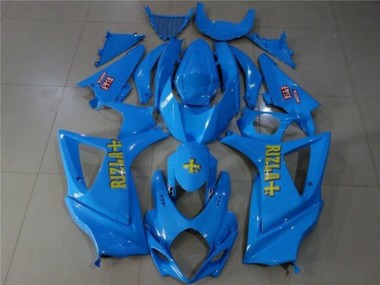 Carénages Moto Suzuki GSXR 1000 2007-2008 - Bleu Or Rizla Vendre