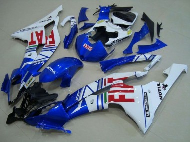 Carénages Moto Yamaha YZF R6 2008-2016 - Blanc Bleu Rouge Fiat Motul Michelin Vendre