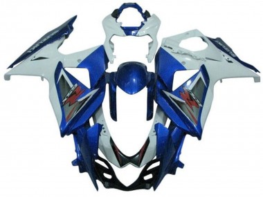 Kits Carénage Moto ABS Suzuki GSXR 1000 2009-2016 - Blanc Bleu Argent Vendre