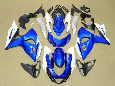 Carénages Moto Suzuki GSXR 1000 2009-2016 - Blanc Bleu Rouge Vendre