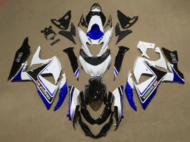 Carénages Moto Suzuki GSXR 1000 2009-2016 - Blanc Bleu Noir Yoshimura Vendre