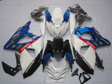Carénages Moto Suzuki GSXR 1000 2009-2016 - Blanc Bleu Rouge Noir TaMobil Vendre