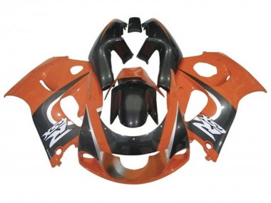 Carénages Moto Suzuki GSXR 600 / GSXR 750 1996-2000 - Orange Noir Vendre