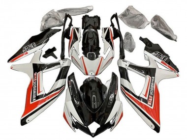 Carénages Moto Suzuki GSXR 600 / GSXR 750 2008-2010 - Blanc Orange Noir Brillant Yoshimura Vendre