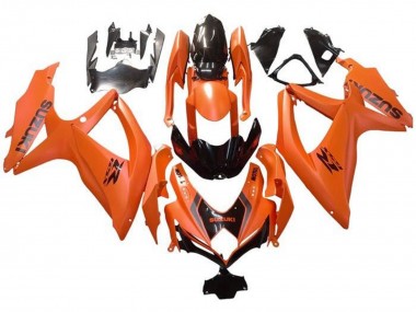 Carénages Moto Suzuki GSXR 600 / GSXR 750 2008-2010 - Orange Noir Brillant Décalque Vendre