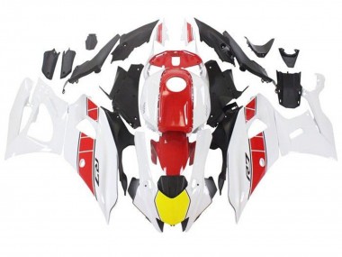 Carénages Moto Yamaha YZF R7 2021-2024 - Blanc Jaune Rouge Bande Vendre