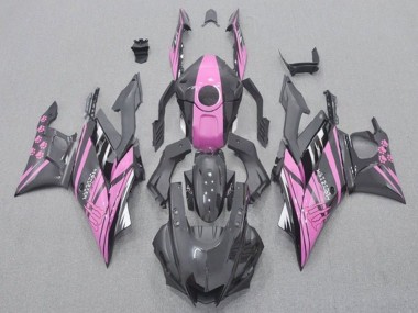 Carénages Moto Yamaha YZF R3/R25 2019-2021 - Rose Noir Monstre Vendre