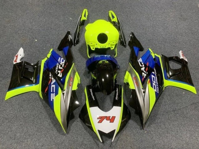Carénages Moto Yamaha YZF R3/R25 2019-2021 - Jaune Néon Blanc Bleu Noir 74