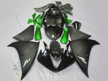 Carénages Moto Yamaha YZF 1000 R1 2009-2011 - Noir Brillant Noir Mat Vert Vendre
