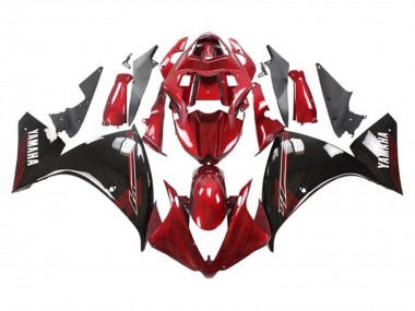 Carénages Moto Yamaha YZF 1000 R1 2009-2011 - Rouge Noir Brillant Vendre