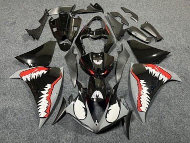 Carénages Moto Yamaha YZF 1000 R1 2009-2011 - Gris Noir Rouge Blanc Requin Vendre