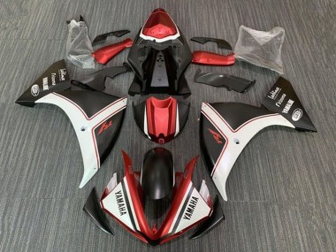 Carénages Moto Yamaha YZF 1000 R1 2009-2011 - Blanc Rouge Noir Mat Vendre