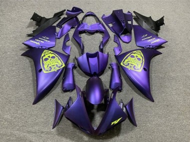 Carénages Moto Yamaha YZF 1000 R1 2009-2011 - Violet Jaune Néon Vendre
