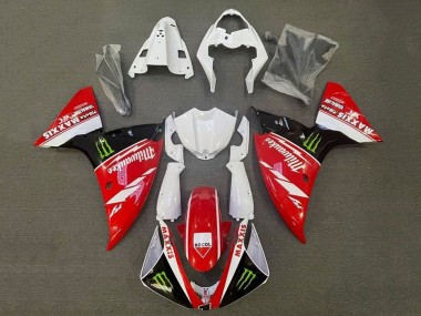 Carénages Moto Yamaha YZF 1000 R1 2009-2011 - Blanc Rouge Noir Vert Monstre Milwaukee Vendre