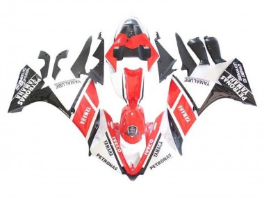 Carénages Moto Yamaha YZF 1000 R1 2009-2011 - Blanc Rouge Noir Petronas Vendre