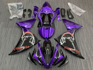 Carénages Moto Yamaha YZF 1000 R1 2012-2014 - Violet Noir Brillant Rouge Joker Vendre