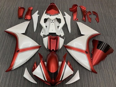 Carénages Moto Yamaha YZF 1000 R1 2012-2014 - Blanc Orange Vendre