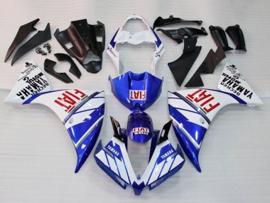 Carénage Moto Yamaha YZF 1000 R1 2012-2014 - Blanc Bleu Rouge Fiat Vendre